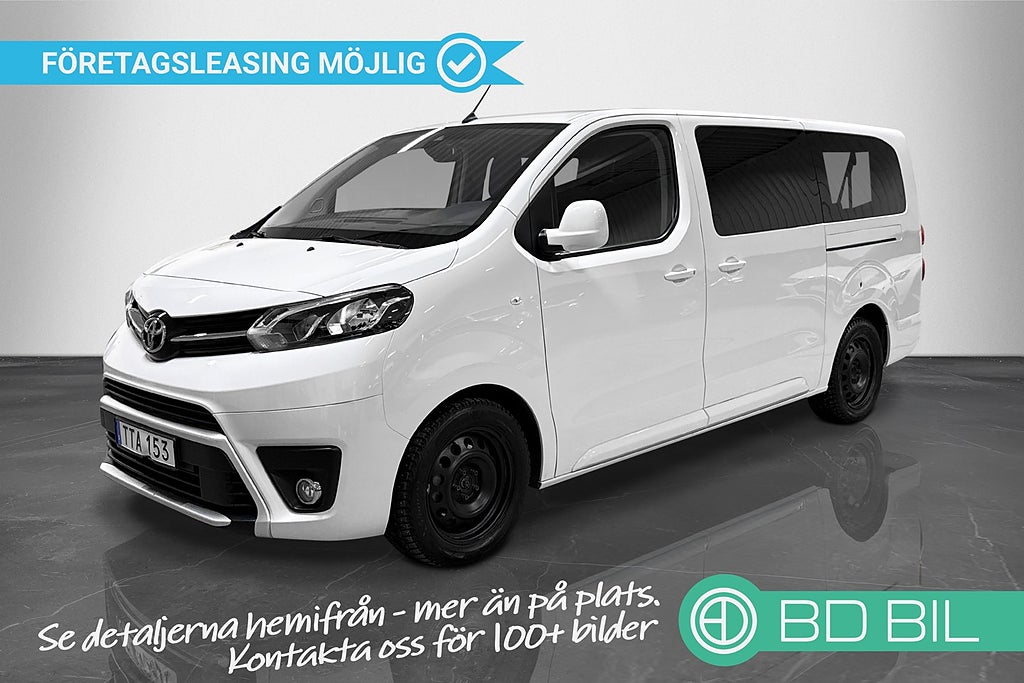 Toyota Proace Verso 2.0 D-4D EXTRA-LÅNG 9-SITS DUBBLA SKJUTDÖRRAR MOMS 