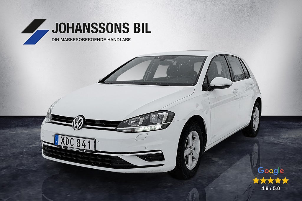 Volkswagen Golf 5-dörrar 1.0 TSI Euro 6 Automat Backkamera 