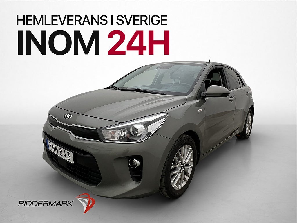 Kia Rio 1.2 CCVT 84hk B-Kamera Farthållare Carplay