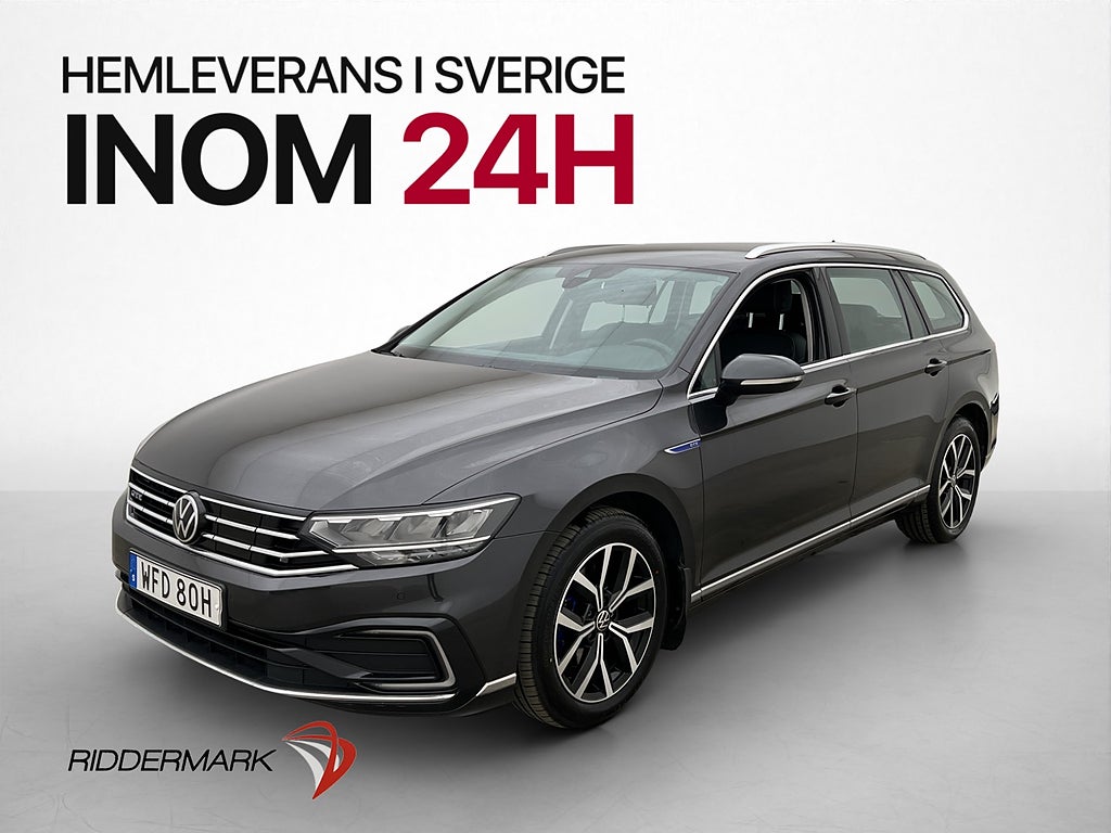 Volkswagen Passat GTE 1.4 TSI Värmare Kamera CarPlay Drag