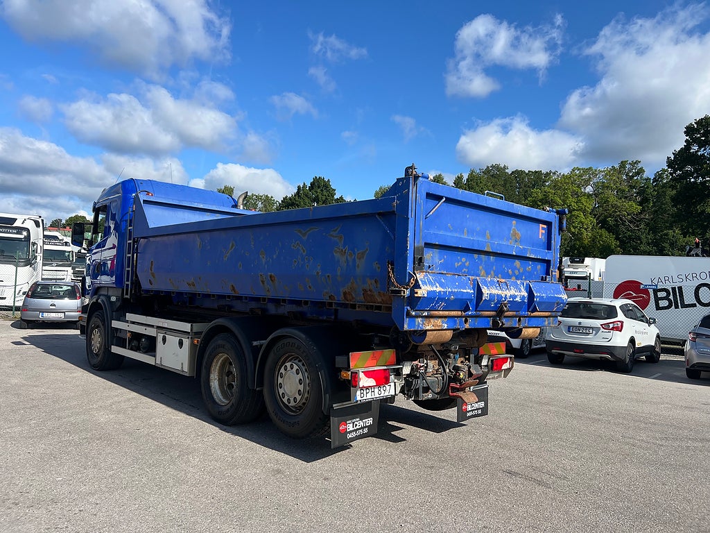 Scania R440 6x2*4 Hiab Lastväxlare inkl Flak, Euro 5