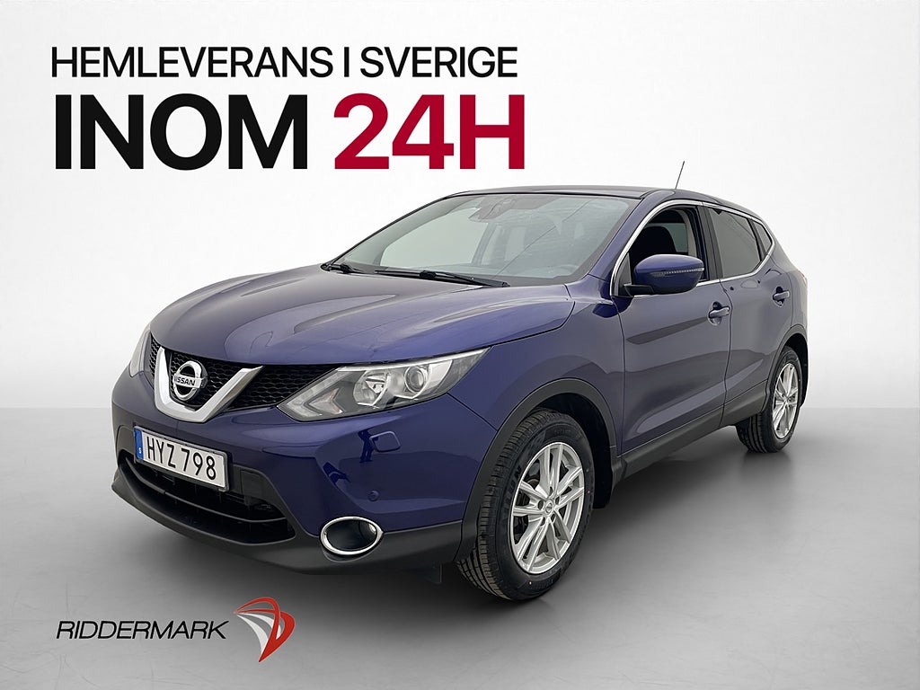 Nissan Qashqai 115hk Acenta Kamera Farthållare Lane-Assist