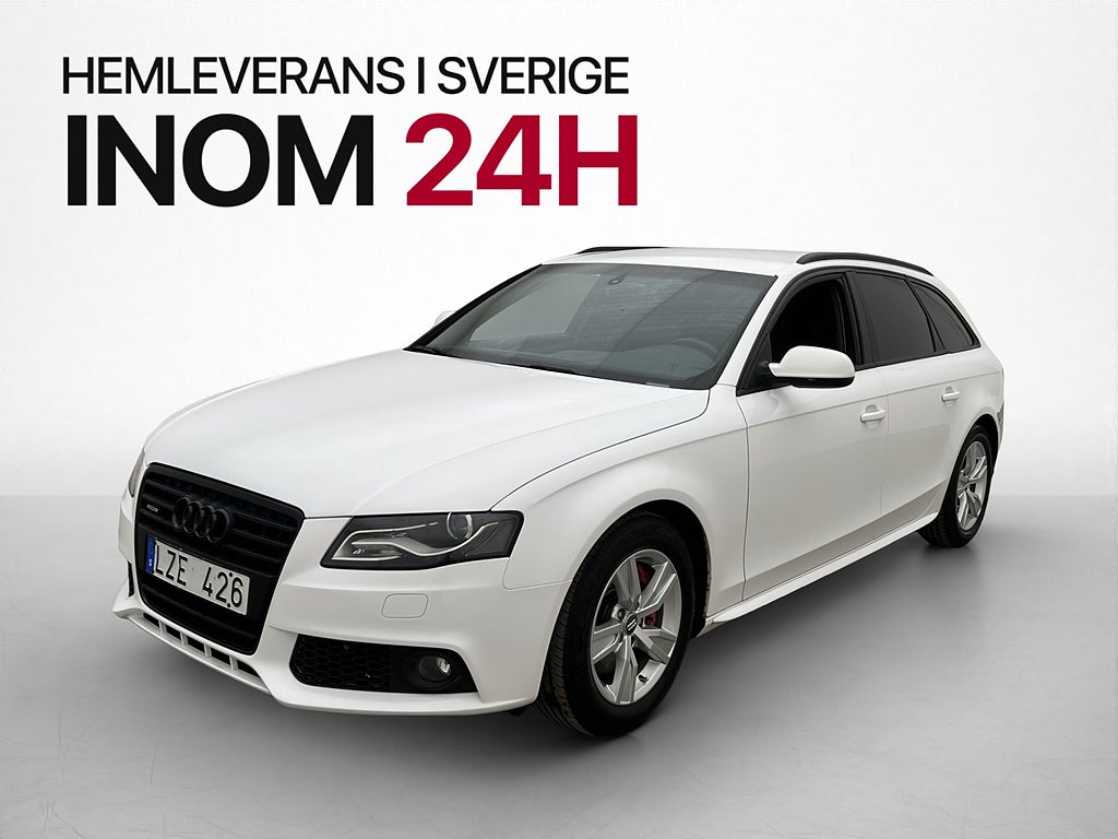 Audi A4 Avant 2.0 TFSI Quattro 211hk Proline B&O Dragkrok