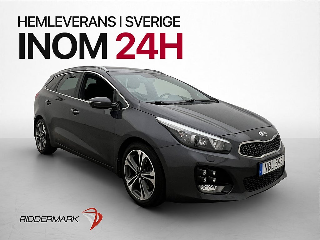 Kia Ceed sw 135hk GT-Line Kamera Värmare CarPlay Drag