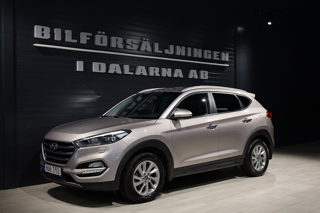 Hyundai Tucson 1.6 T-GDI AWD DCT 177hk Dragkrok/M-värmare/SoV-hjul