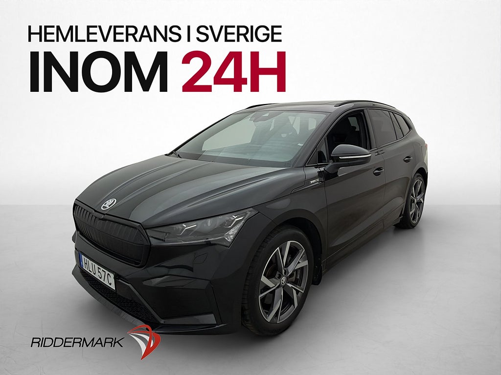 Skoda Enyaq 80x 265hk Sportline Pano Drag Kamera Värmare