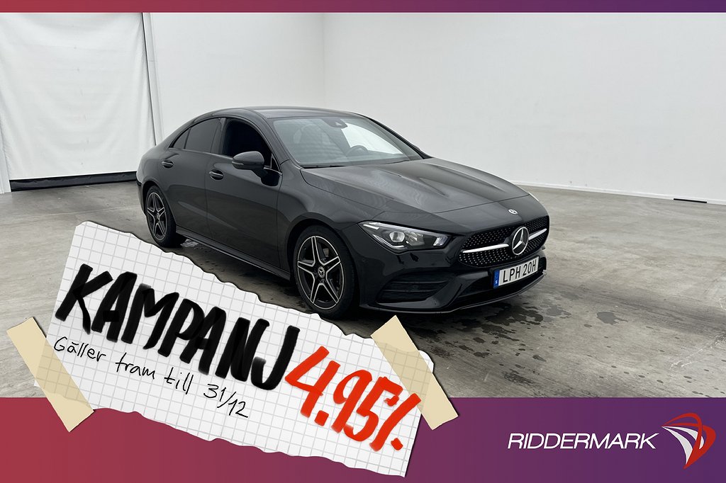 Mercedes-Benz CLA Coupé 180 AMG Wide Kamer 4,95% Ränta