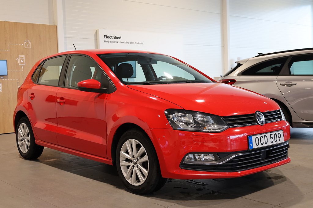 Volkswagen Polo 5-dörrar 1.2 TSI  Euro 6 Blåtand Nyservad 2016