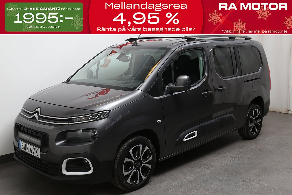 Citroën Berlingo Multispace 1,2 PureTech Aut XL 7-Sits Lång 