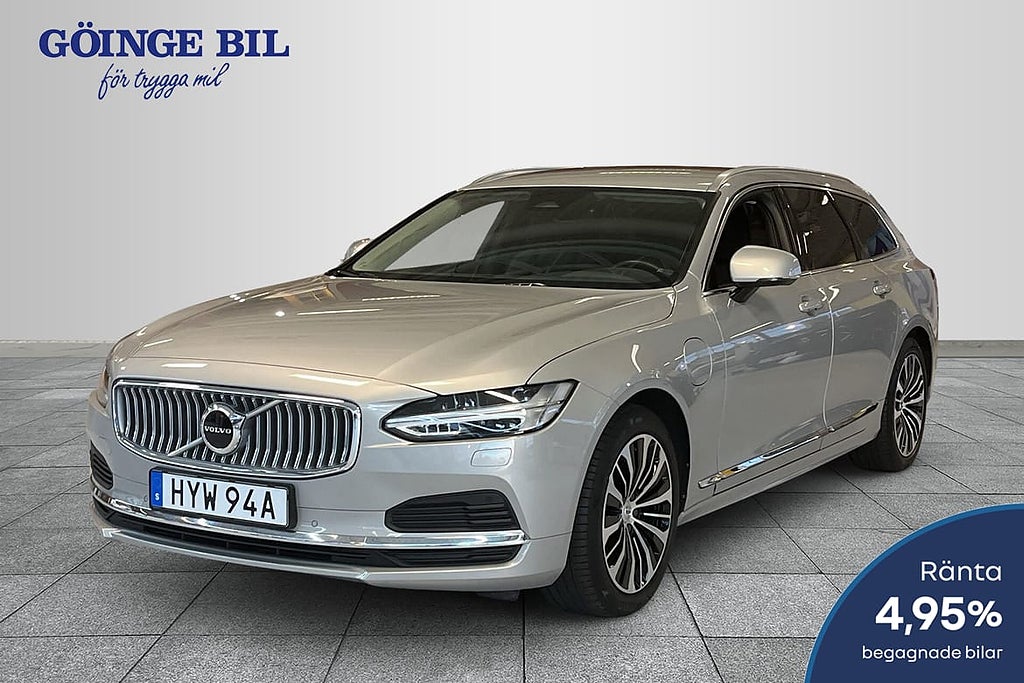 Volvo V90 Recharge T6 Core Bright Drag/ Skinn m. dynf./ K...