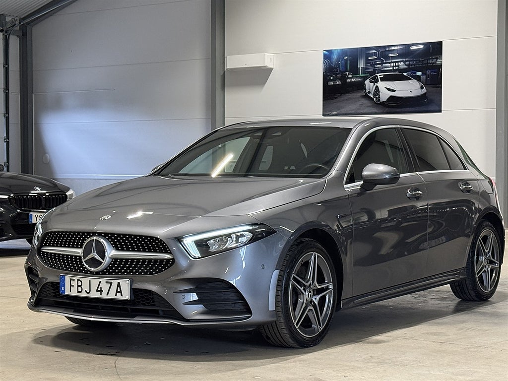 Mercedes-Benz A 250 e 218hk AMG Ljuspaket/Widescreen