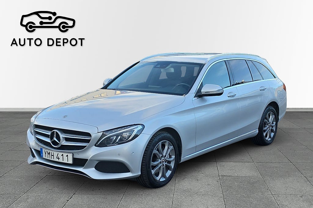 Mercedes-Benz C 220 T d 4MATIC 9G-Tronic Avantgarde Burmester Dragkrok