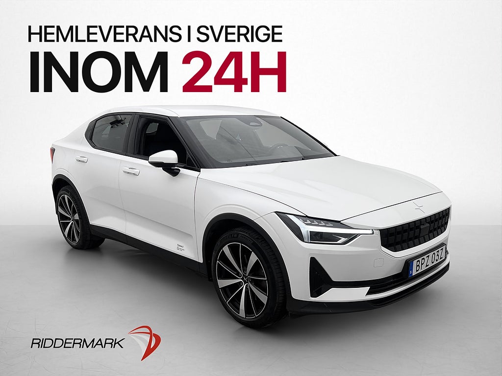 Polestar 2 Long Range Single Motor 231hk Kamera CarPlay