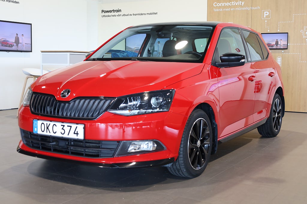 Skoda Fabia 1.2 TSI Monte Carlo Panorama PDC CarPlay Blåtand 2017