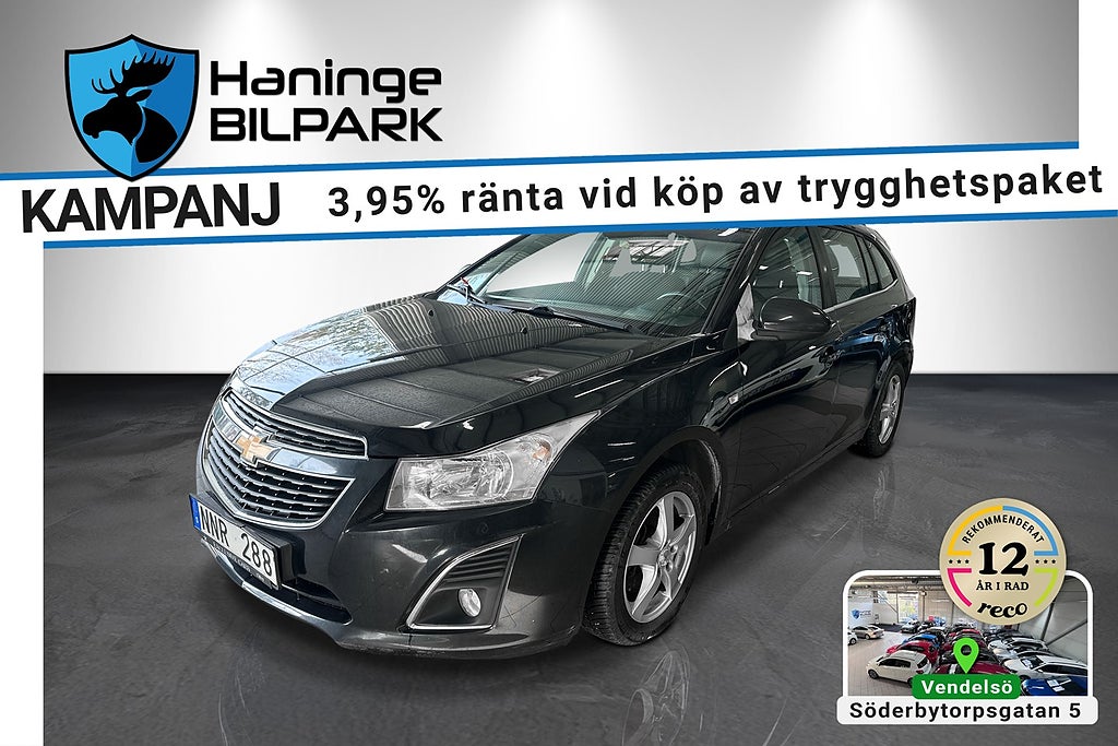 Chevrolet Cruze Kombi 1.4 T /SUPERDEAL 3.95%/Bt/B-KAMERA/LÅG MIL/GDS