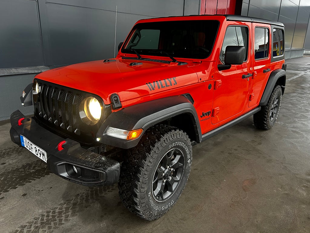 Jeep Wrangler Unlimited 3.6 V6 290HK 4WD Hardtop (Ny servad & bes)