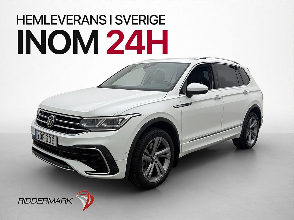 Volkswagen Tiguan Allspace 4M R-Line 7-Sits Värmare Cockpit