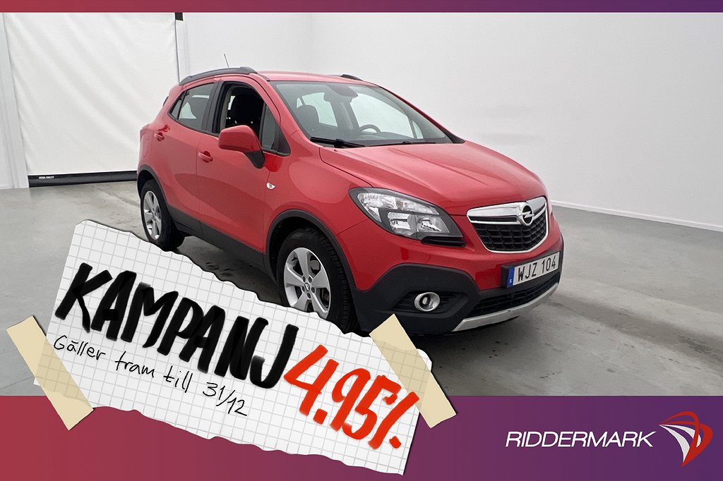 Opel Mokka 1.6 115hk Komfort Rattvärme Psensorer 4,95% Ränta