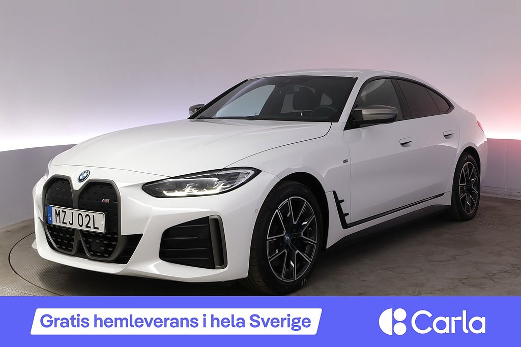 BMW i4 M50 xDrive Gran Coupé M Sport Drag HK Kamera DA
