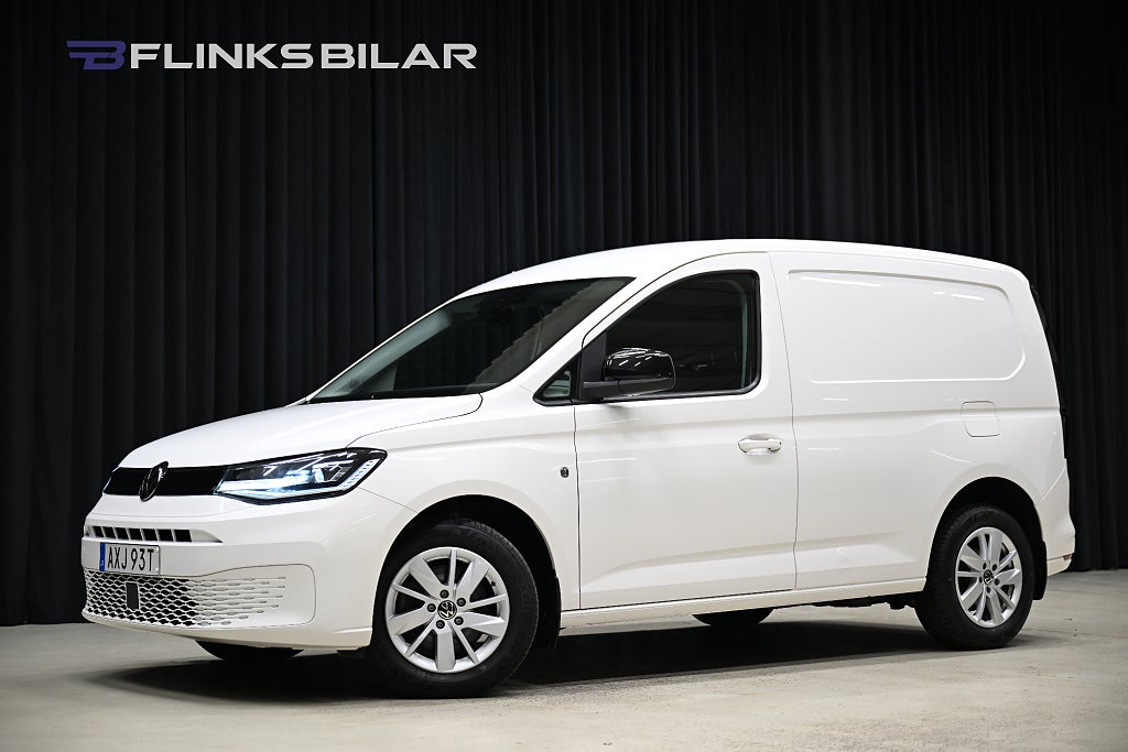 Volkswagen Caddy DSG 122HK Nedlackad|LED|GPS|Backkamera|Lågmil|Leasbar