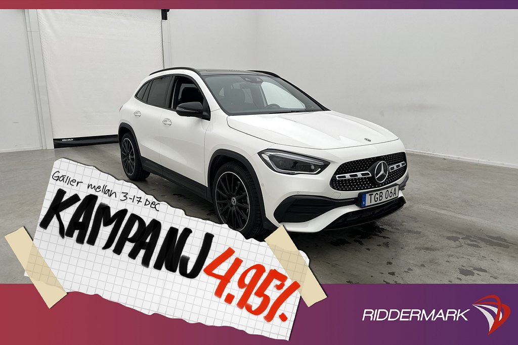 Mercedes-Benz GLA 250 4M AMG Pano Wide Bu 4,95% Ränta