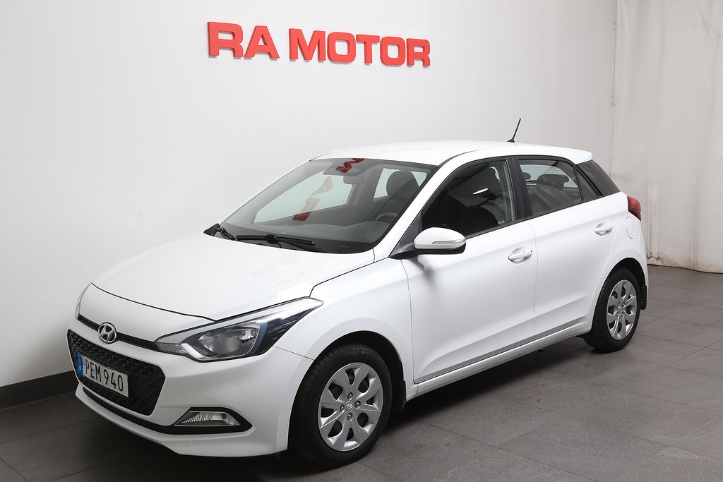 Hyundai i20 1,2 84hk Comfort 5D Bluetooth 1ägare Nyservad 