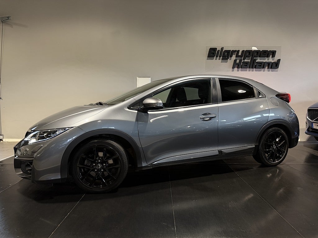 Honda Civic 1.8 i-VTEC Sport 142Hk Låga mil B-Kam Farthållare 17"