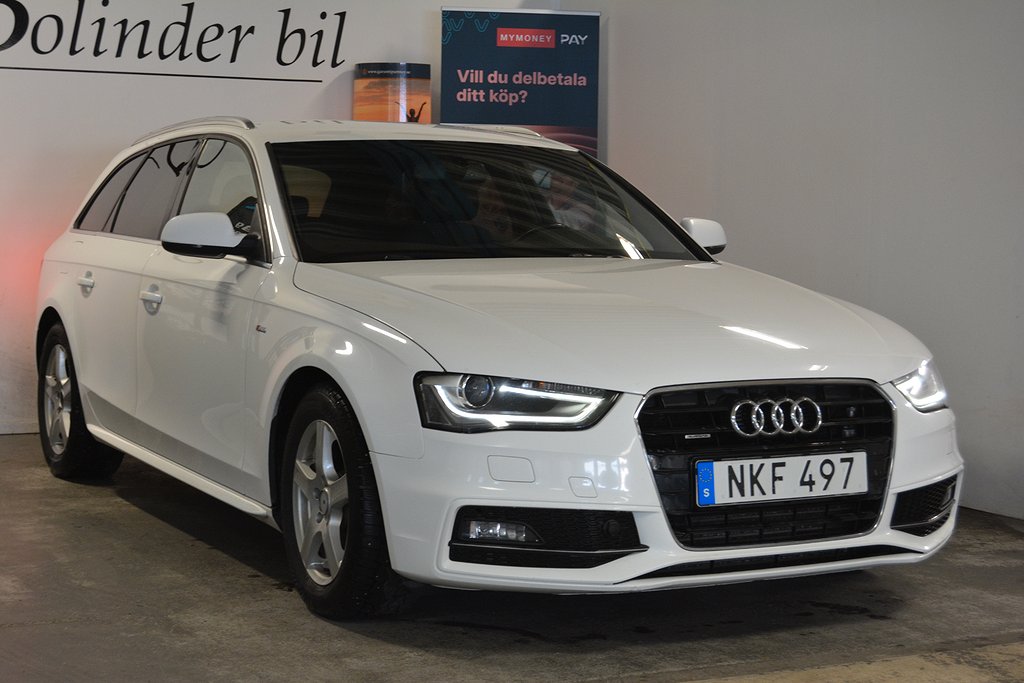 Audi A4 Avant 2.0 TDI quattro AUTO 177hk S-LINE NYBESIKTAD