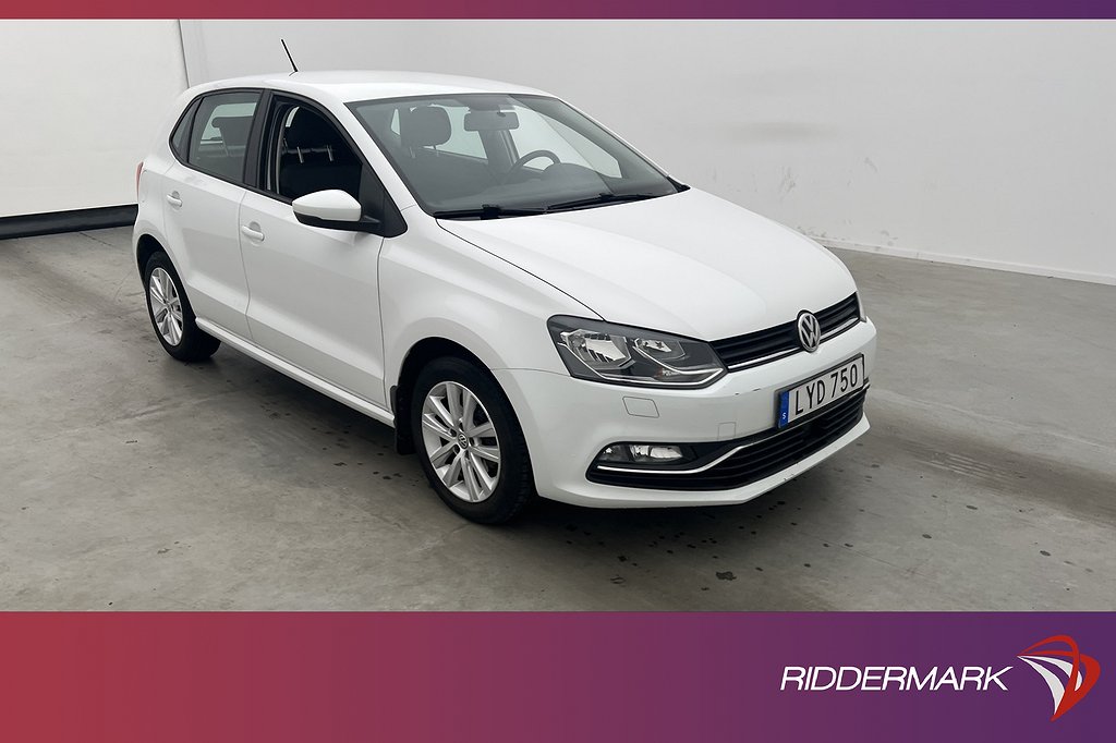 Volkswagen Polo 1.2 TSI 90hk Bluetooth Välservad