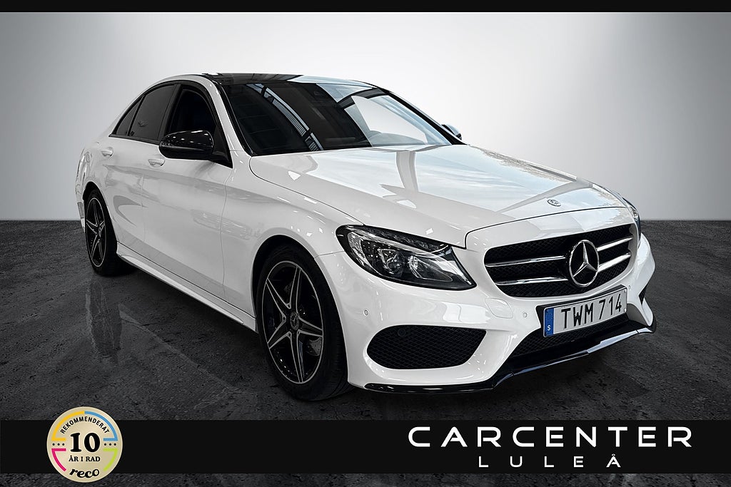 Mercedes-Benz C 220 d 9G-Tronic AMG Line Läder/Pano/Ambient/CarPlay