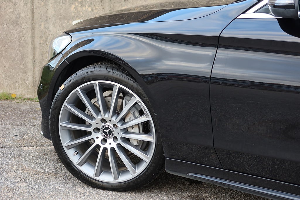 Mercedes-Benz C 200 AMG 184hk Burmester Drag GPS Låga Mil