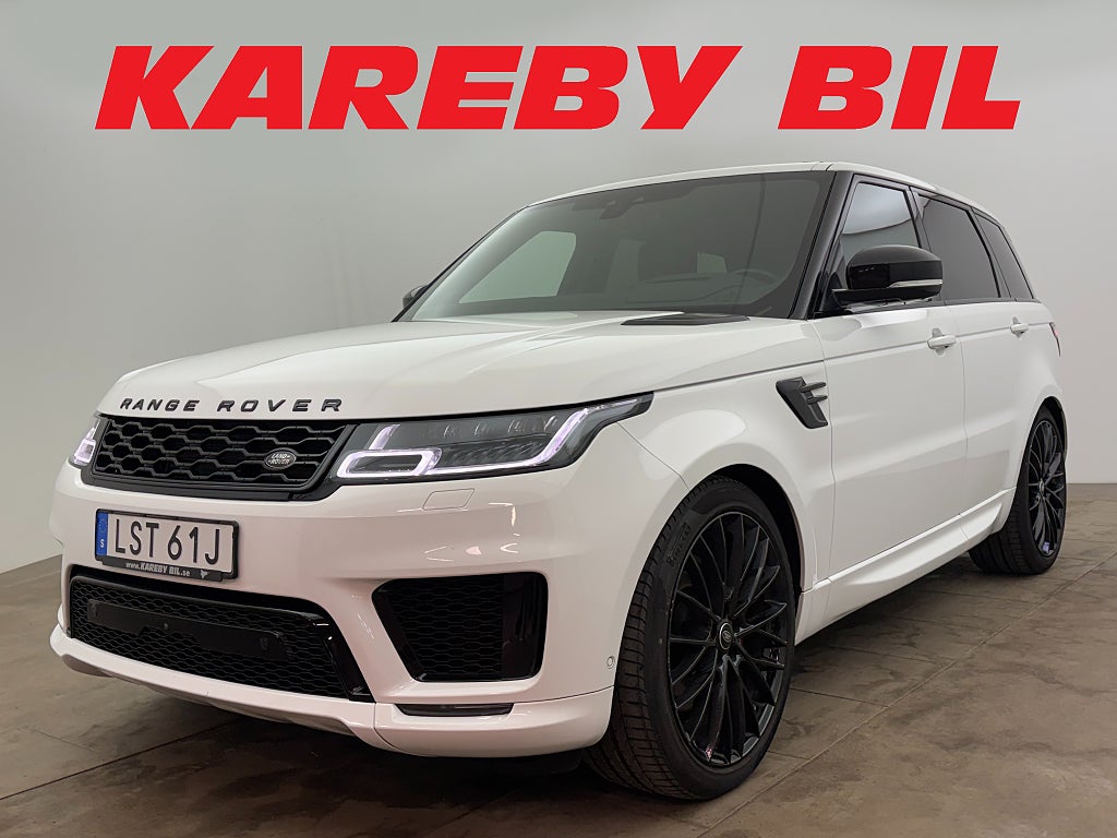Land Rover Range Rover Sport 5.0 V8 AWD HSE 525hk Pano Drag 360 HUD Meridian Sv-såld