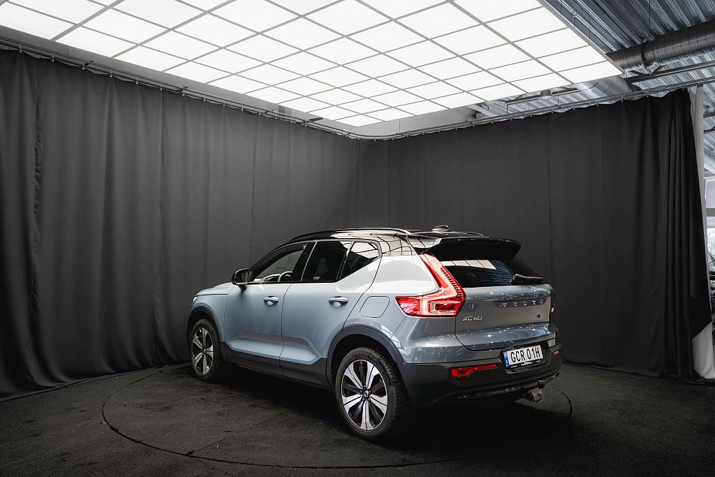 Volvo XC40 Recharge ULTIMATE DRAG PANO 360 H/K PILOT 95.6%SoH MOMS