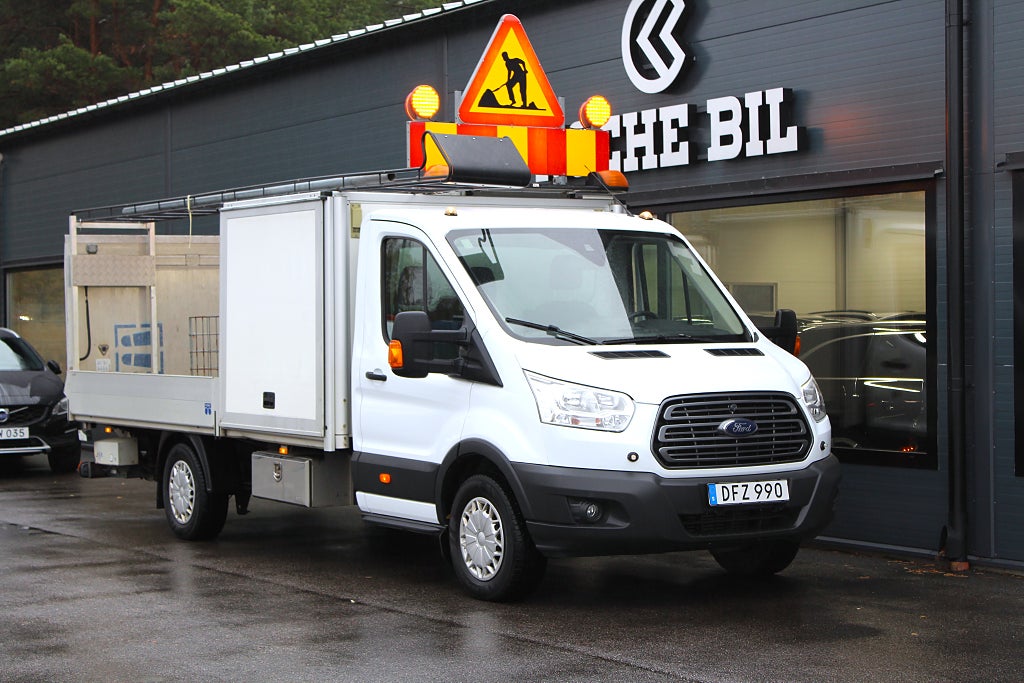 Ford Transit 350 Chassi Cab 2.2 TDCi RWD, BG-lyft, Skåp, APV-skylt