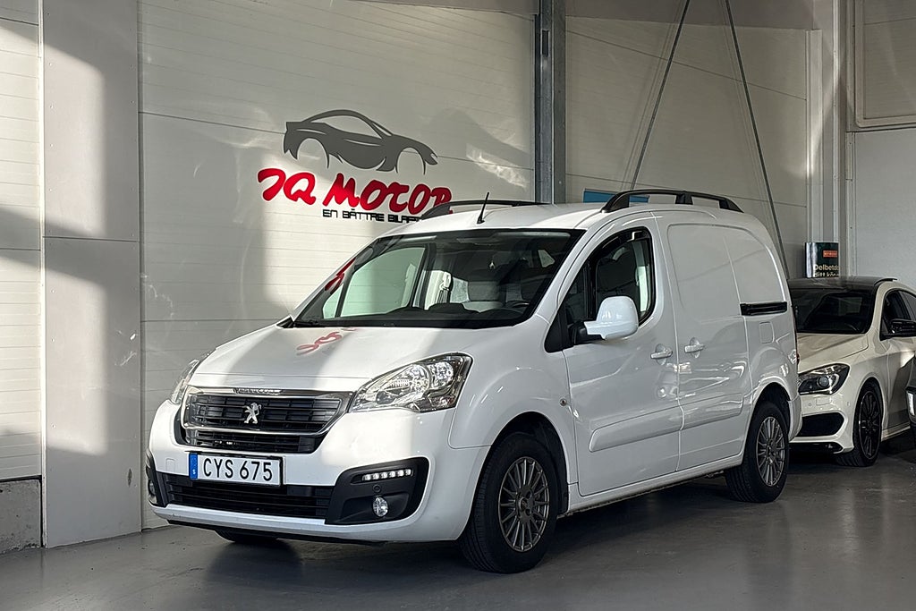 Peugeot Partner Van Utökad Last 1.6 BlueHDi EGS Euro 6/Nybes/