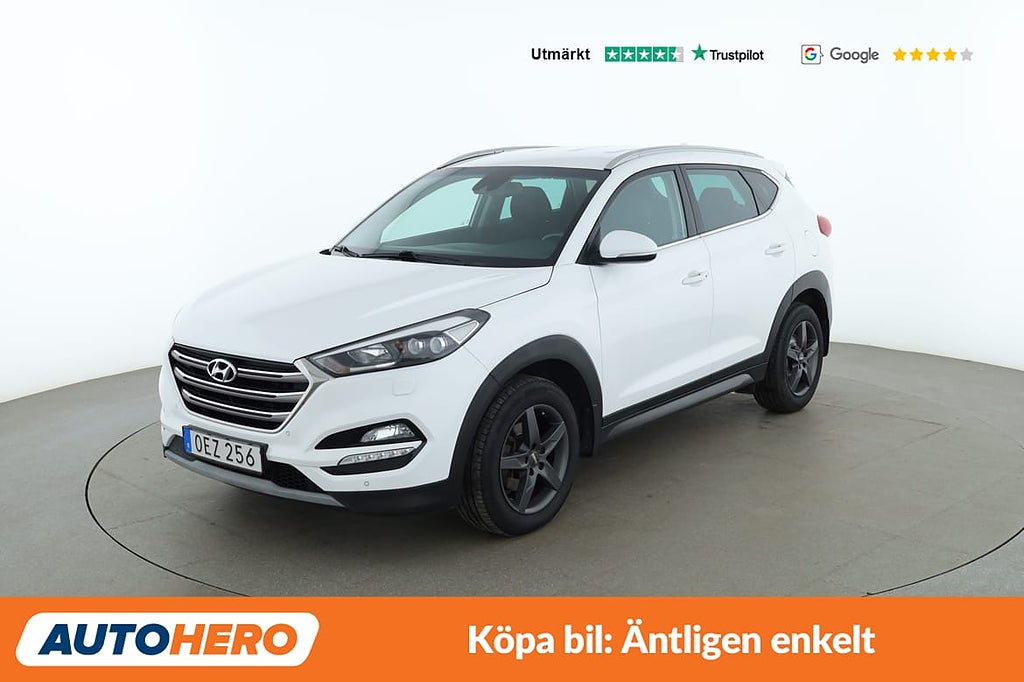 Hyundai Tucson 2.0 CRDi 4WD / GPS, Dragkrok, Rattvärme