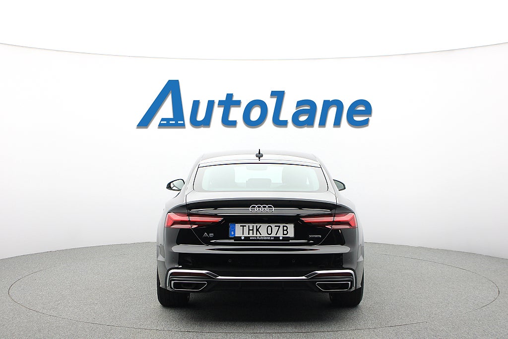 Audi A5 Sportback 45 TFSI quattro, S line, Matrix, 20" 265hk