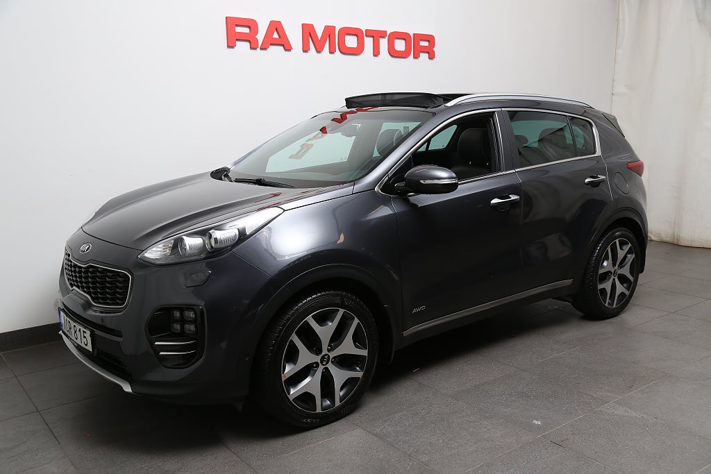 Kia Sportage 2,0 CRDi 185hk GT-Line AWD Panorama Skinn Motorv Drag 2016
