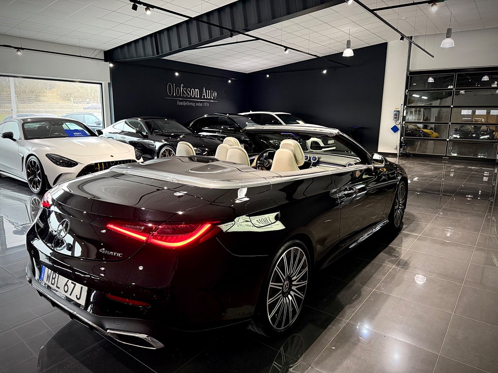 Mercedes-Benz CLE 300 4MATIC Cabriolet AMG Premium Läder Drag Burmester - bild 15