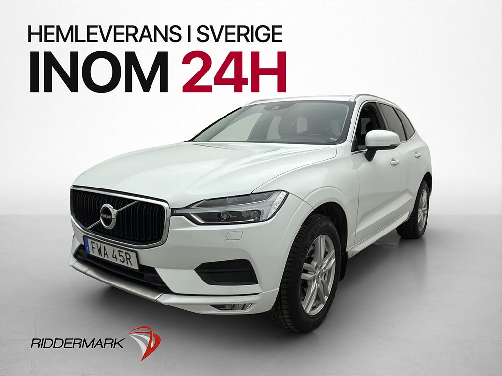 Volvo XC60 D4 AWD Kamera Drag Skinn CarPlay Värmare