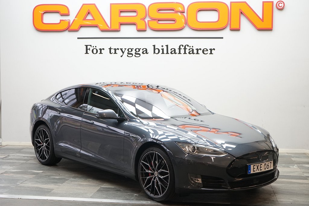 Tesla Model S P90D AWD Pano Vinterpkt Premium Luftfj SuperCh