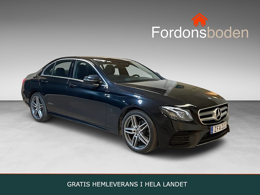 Mercedes-Benz E 220d 4MATIC AMG Widescreen HuD Pano Navi Kamera Värmare