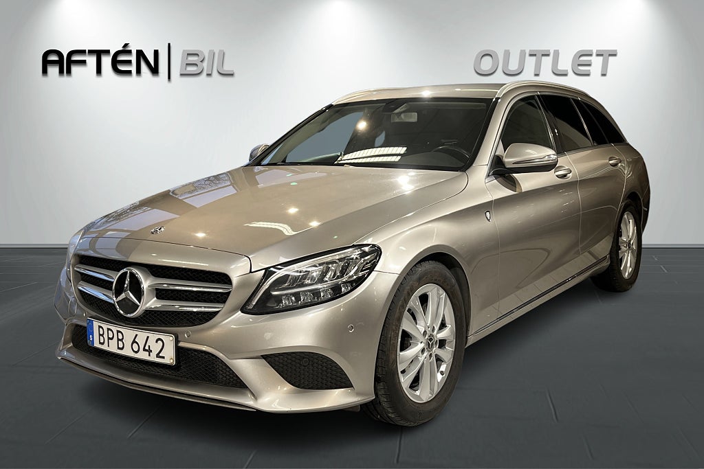 Mercedes-Benz C 200 T d 9G-Tronic Avantgarde|Värmare|Drag|GPS|Keyless|