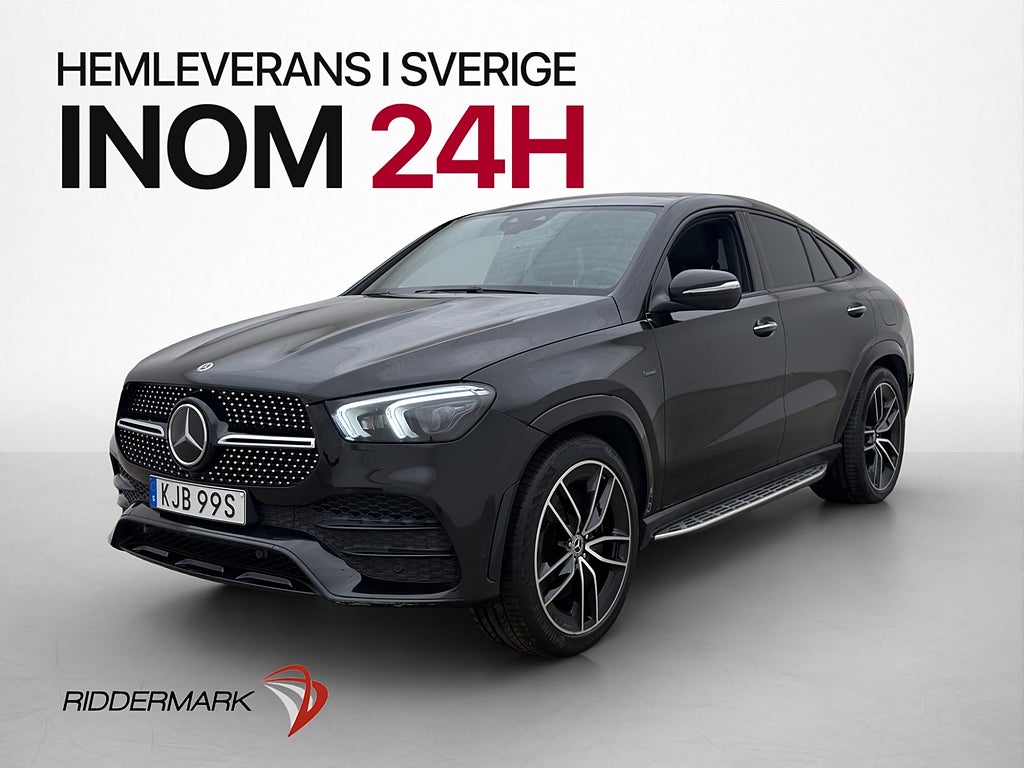 Mercedes-Benz GLE 350 de 4M Coupé AMG Luftfjäd Pano Burm HUD