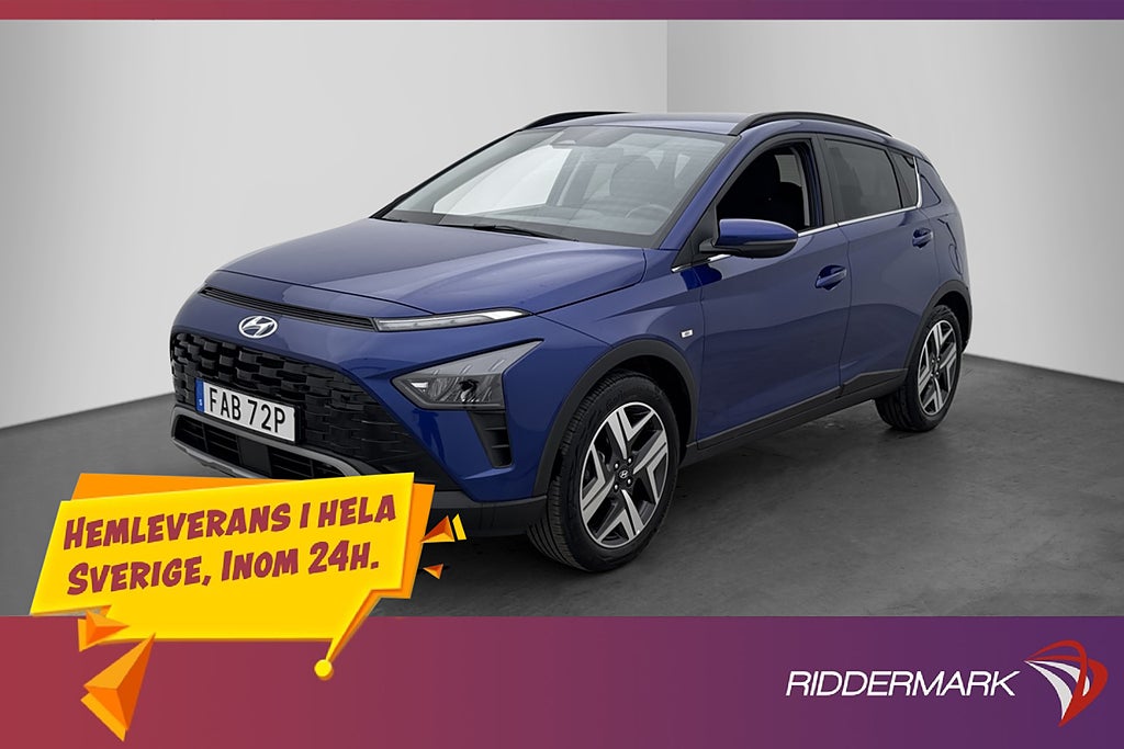 Hyundai Bayon 1.0 T-GDI 100hk Adv Kamera CarPlay Adapt-fart