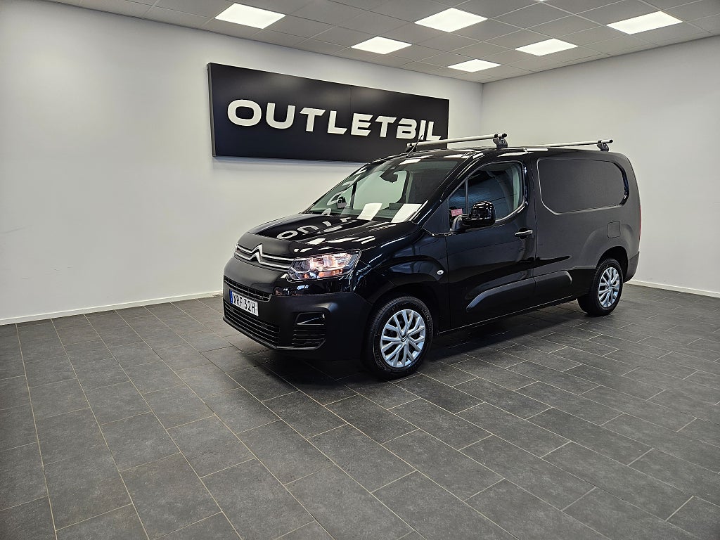 Citroën Berlingo Van Lång 1.5 BlueHDi 131hk Värmare Backkamera Drag MOMS