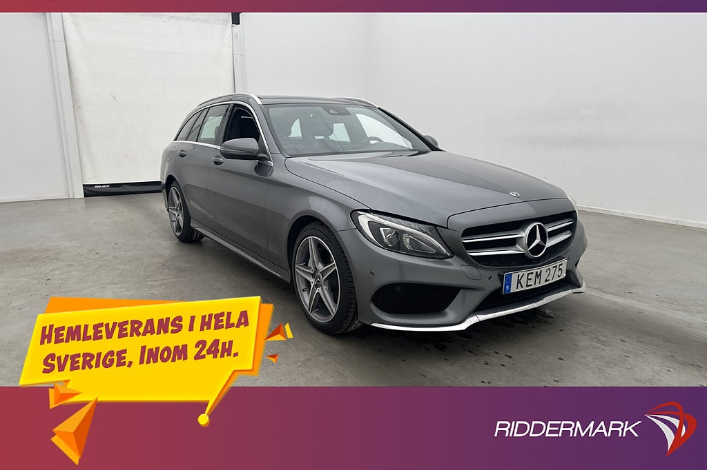Mercedes-Benz C 220 T d AMG Värmare Pano Skinn Sensorer