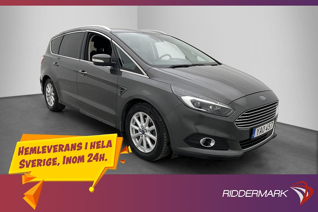 Ford S-Max 2.0 AWD 180hk Business 7-Sits Kamera Elstol Drag