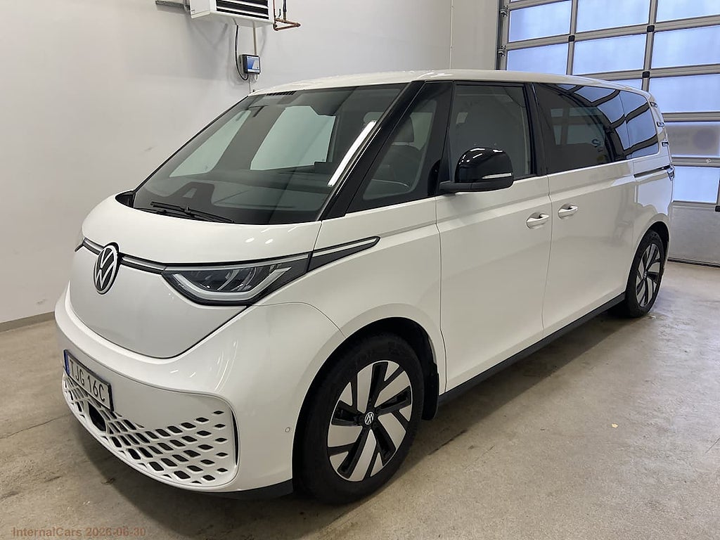 Volkswagen ID. Buzz 7-sits LWB 91 kWh Pro 286hk Dragkrok, kamera