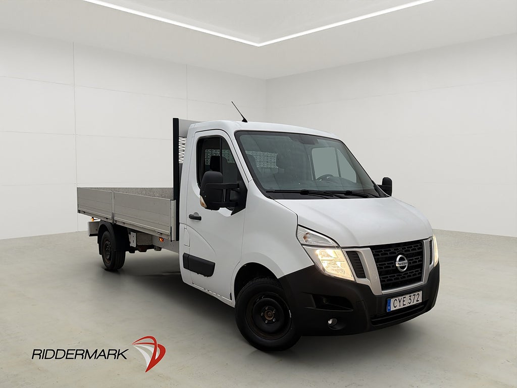Nissan nv400 2.3dCi FLAKBIL Värmare 3-Sits Farthållare Moms